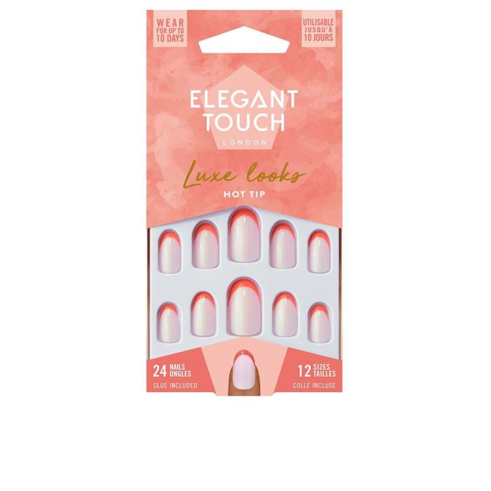 LUXE LOOKS 24 nails with glue oval limited ed