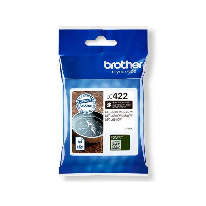 Cartucho de Tinta Original Brother LC-422BK Negro 1