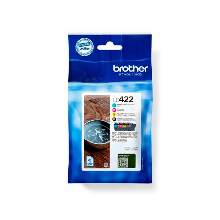 Cartucho de Tinta Original Brother LC422VAL Multicolor 1