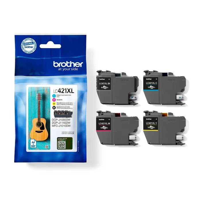 Cartucho de Tinta Original Brother LC-421XLVAL Multicolor 3