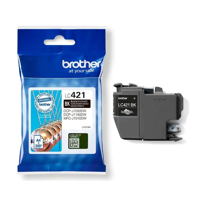 Cartucho de Tinta Original Brother LC-421BK Negro 3