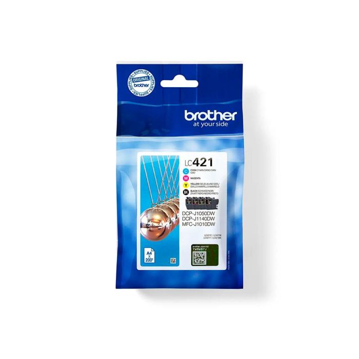 Cartucho de Tinta Original Brother LC-421VAL Multicolor 1