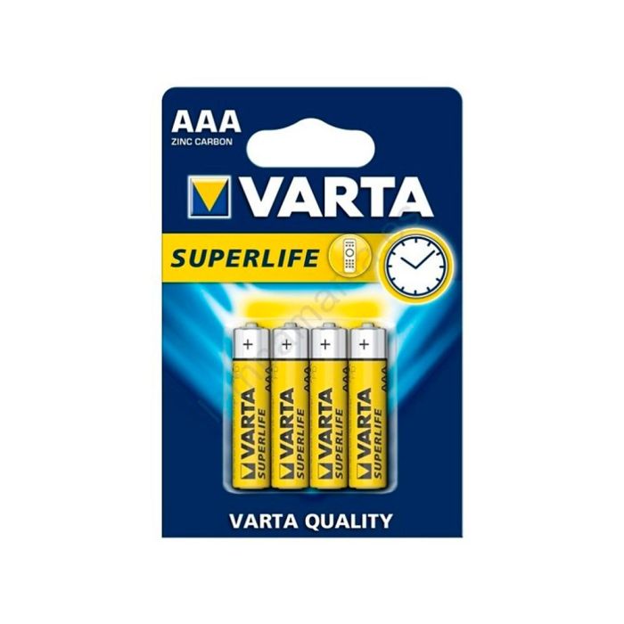 Pila Varta Salina Superlife Aaa Tipo R-03 Blister De 4 Unidades 1