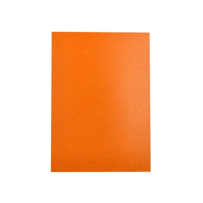 Tapa Encuadernacion Liderpapel Carton A4 0,9 mm Naranja Fluor Paquete De 50 Unidades 2