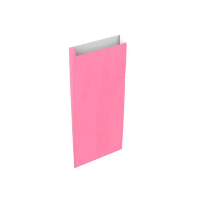 Sobre Papel Basika Celulosa Rosa Con Fuelle M 200x350X60 mm Paquete De 25 Unidades 1