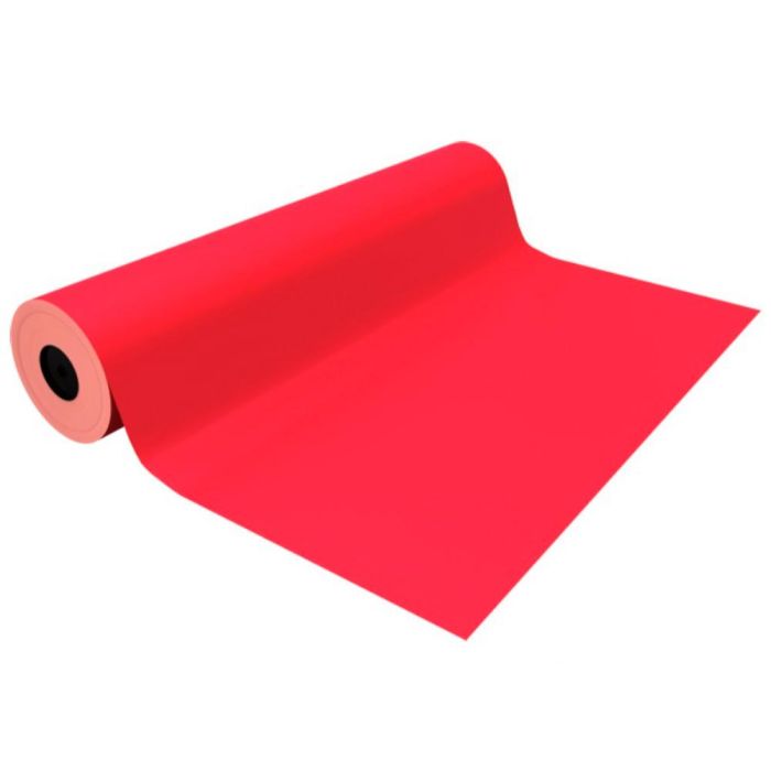 Papel De Regalo Basika Metalizado Rojo Bobina Ancho 62 cm Longitud 80 M