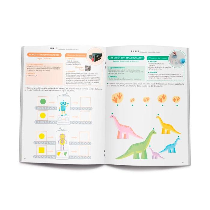 Cuaderno Rubio Habilidades Matematicas + 5 Años 1