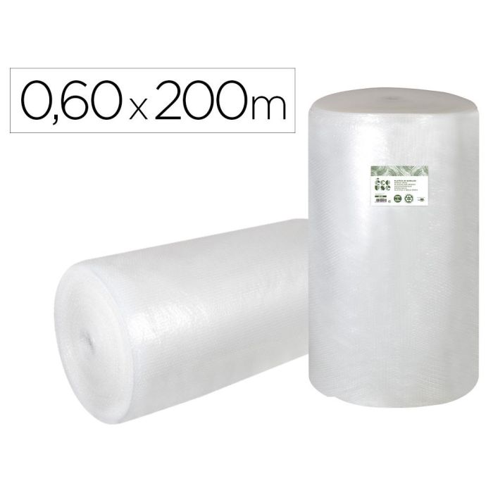 Plastico Burbuja Liderpapel Ecouse 0.60x200M 30% De Plastico Reciclado