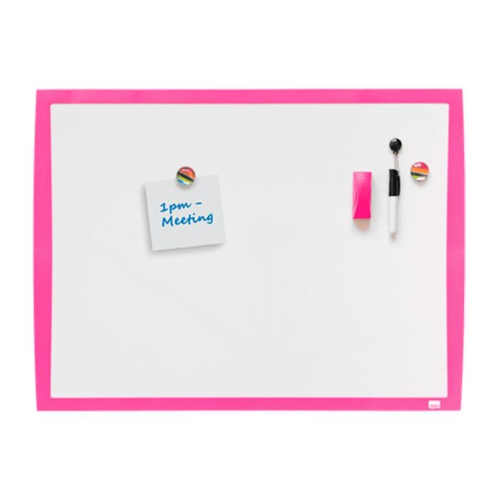 Pizarra magnética Nobo Fucsia 58,5 x 43 cm Blanco 4