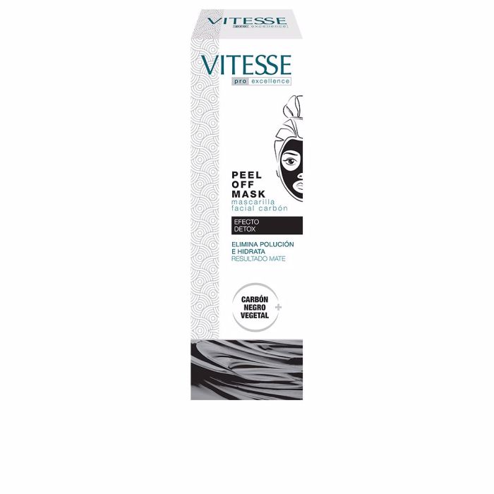 Vitesse PEEL OFF MASK Mascarilla Facial con Carbón - Elimina Impurezas y Controla el Sebo - 75 ml Vitesse PEEL OFF MASK Mascarilla Facial con Carbón - Elimina Impurezas y Controla el Sebo - 75 ml