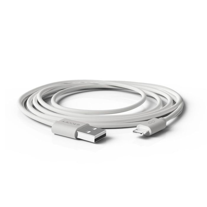 Cable Groovy Usb 2.0 A Apple Lightning Longitud De Cable 2 Metros Color Blanco 1