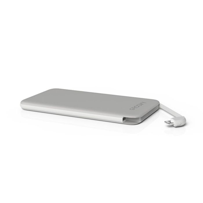 Groovy cargador power bank lightning apple 4k mah blanco 1