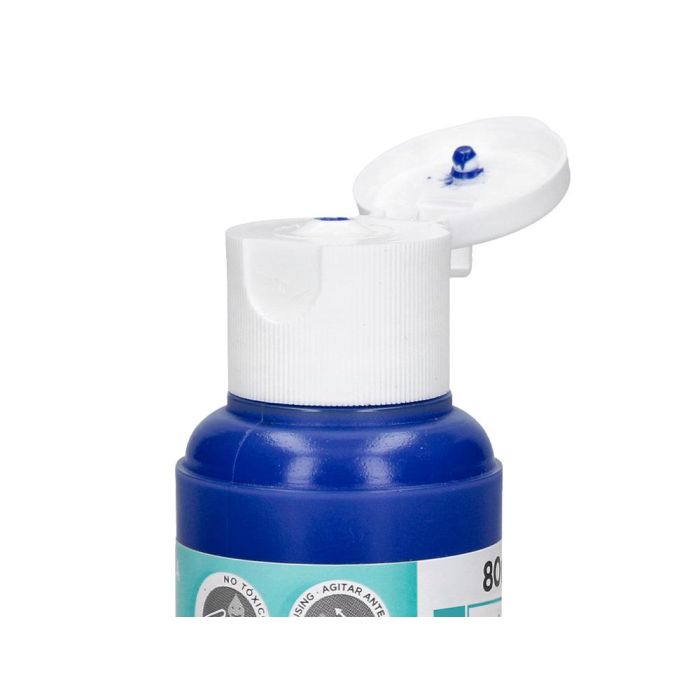 Pintura Acrilica Liderpapel Bote De 80 mL Azul Ultramar 1