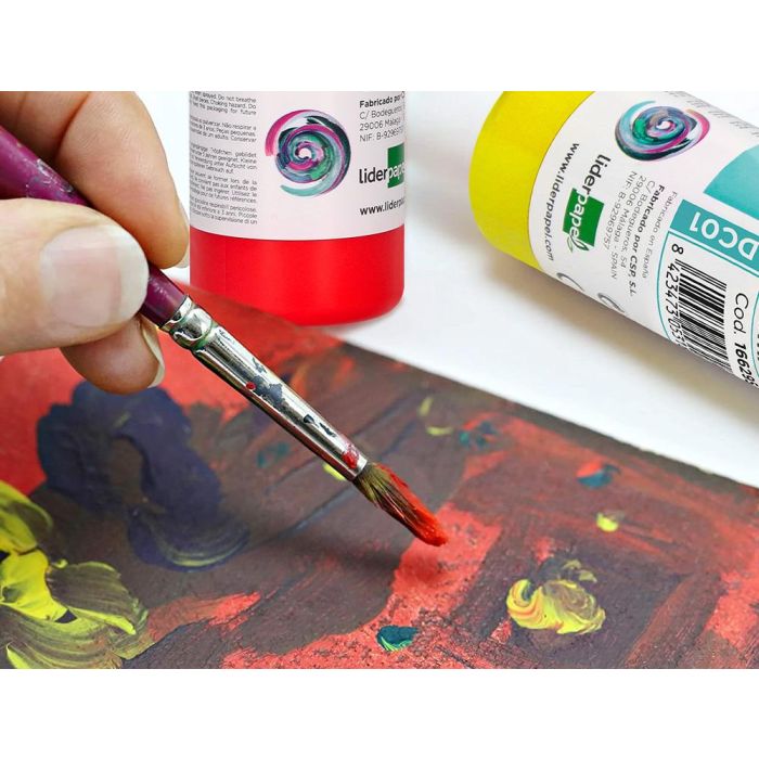 Pintura Acrilica Liderpapel Bote De 80 mL Magenta 3