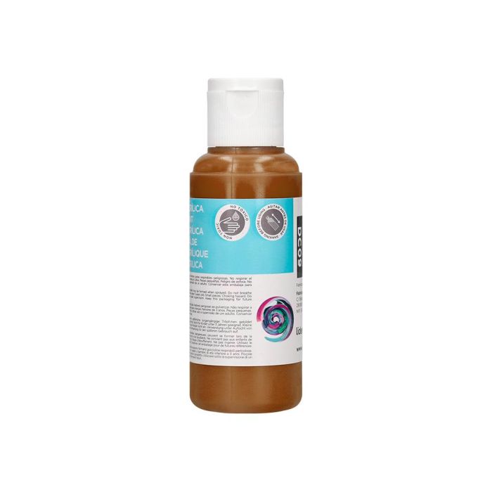 Pintura Acrilica Liderpapel Bote De 80 mL Marron