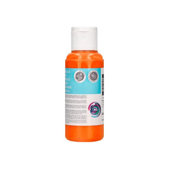 Pintura Acrilica Liderpapel Bote De 80 mL Naranja 4