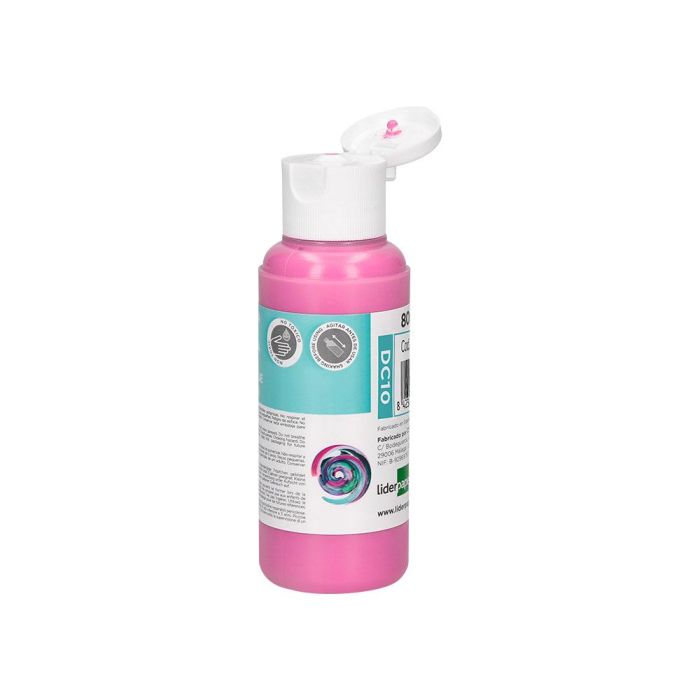 Pintura Acrilica Liderpapel Bote De 80 mL Rosa