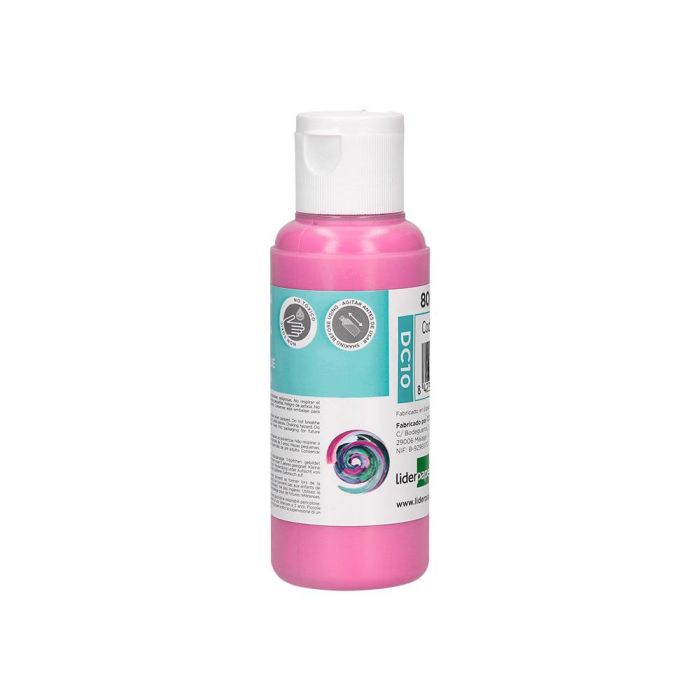 Pintura Acrilica Liderpapel Bote De 80 mL Rosa 1