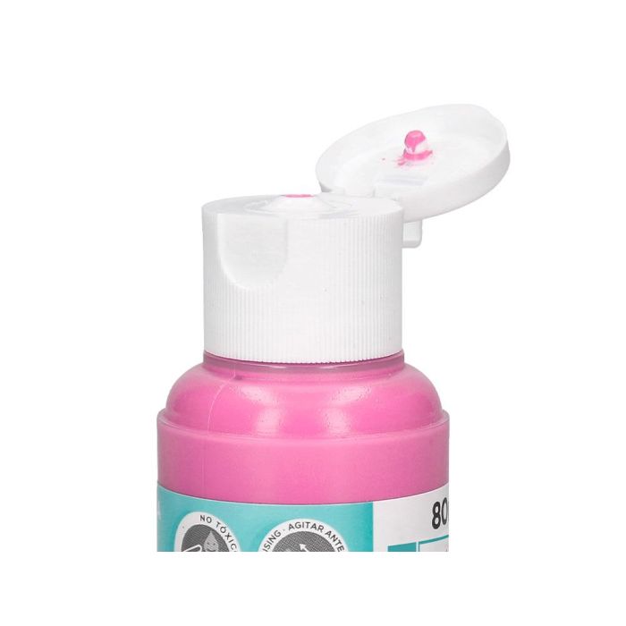 Pintura Acrilica Liderpapel Bote De 80 mL Rosa 3