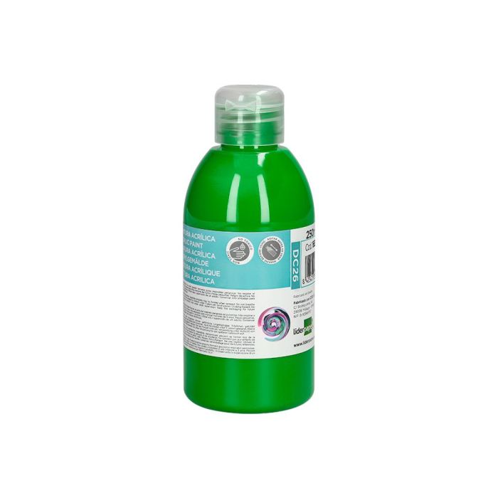 Pintura Acrilica Liderpapel Bote De 250 mL Verde