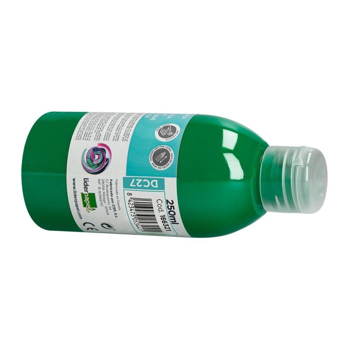 Pintura Acrilica Liderpapel Bote De 250 mL Verde Oscuro 1