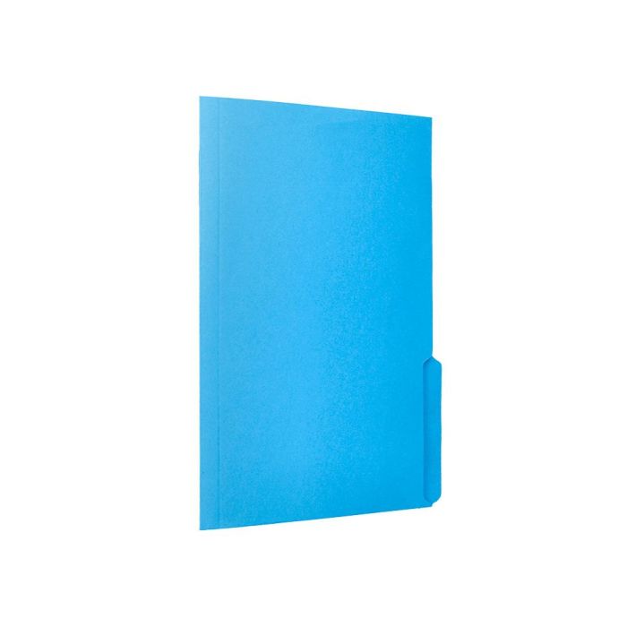 Subcarpeta Cartulina Liderpapel Folio Pestaña Inferior 240 gr-M2 Azul 50 unidades 5
