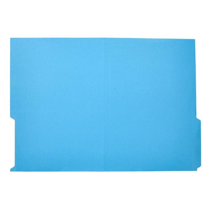Subcarpeta Cartulina Liderpapel Folio Pestaña Inferior 240 gr-M2 Azul 50 unidades 6