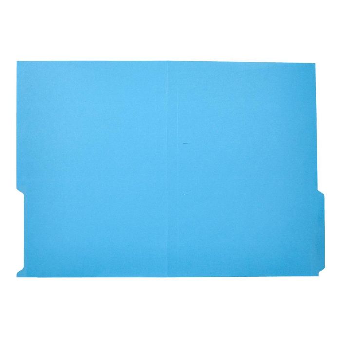 Subcarpeta Cartulina Liderpapel Folio Pestaña Inferior 240 gr-M2 Azul 50 unidades 5