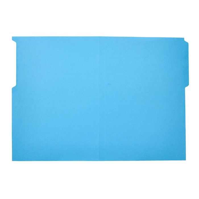 Subcarpeta Cartulina Liderpapel Folio Pestaña Superior 240 gr-M2 Azul 50 unidades 6