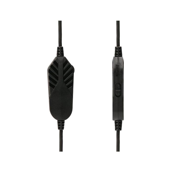 Auricular Q-Connect Gaming Con Microfono Ajustable E Iluminacion Led Color Negro 3