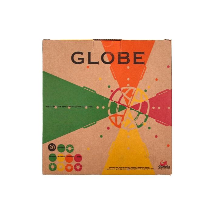 Globo Terraqueo Liderpapel Con Luz Fisico Y Politico Diametro 20 cm Color Rosa 9