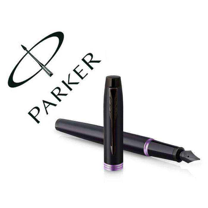 Pluma Parker Im Professionals Vibrant Purple Ring Plumin F En Estuche De Regalo