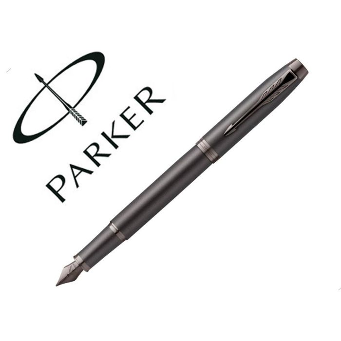 Pluma Parker Im Professionals Monochrome Bronce Plumin F En Estuche De Regalo