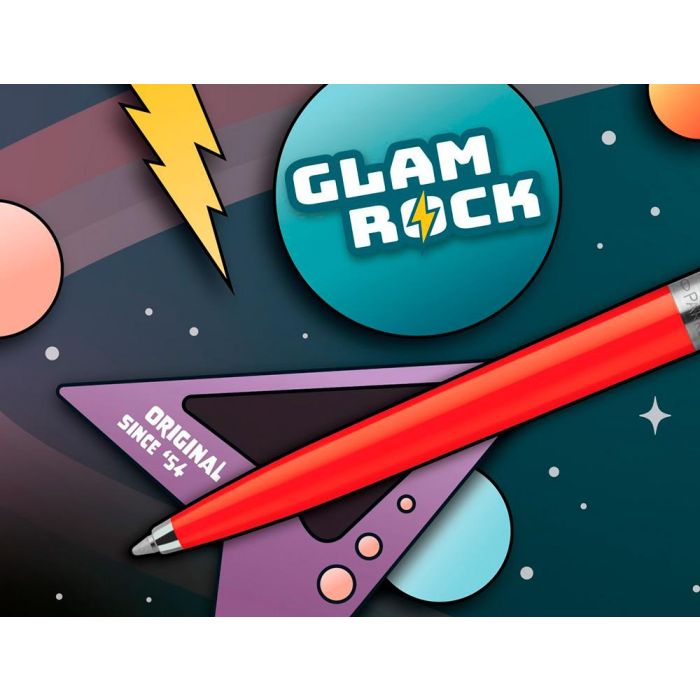 Boligrafo Parker Jotter Originals Glam Rock Transit Expositor De 20 Unidades Colores Surtidos 6