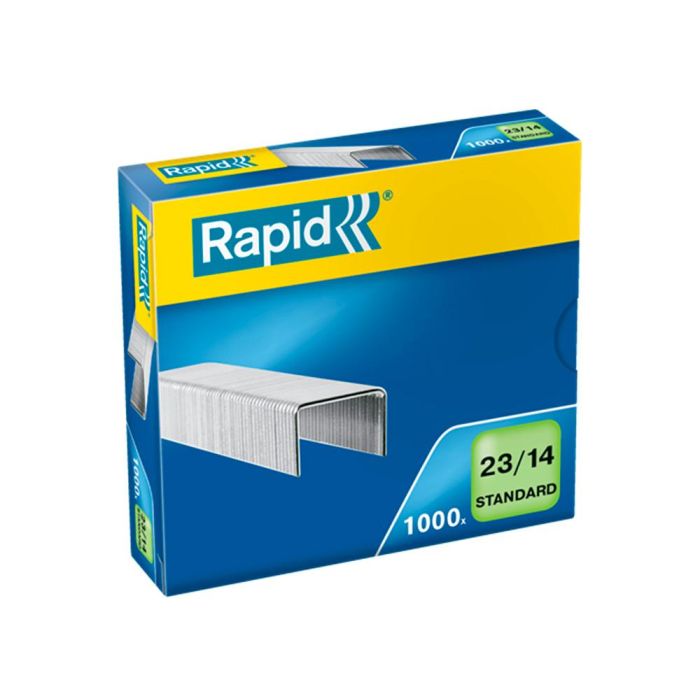 Grapas Rapid 23-14 mm Galvanizada Caja De 1000 Unidades 1