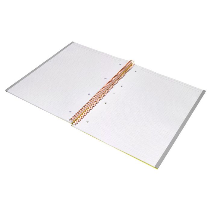 Cuaderno Espiral A4 Micro Antartik Dots Tapa Forrada 80H 90 gr Rayado Puntos 1 Banda 4 Taladros Amarillo 8