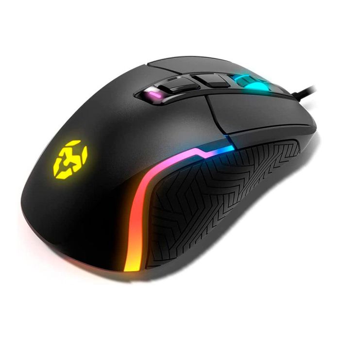 Ratón Krom NXKROMKICK RGB 6200 dpi Negro (1 unidad) 1