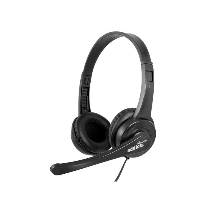 Auriculares NGS VOX505 USB/ con Micrófono/ USB/ Negros