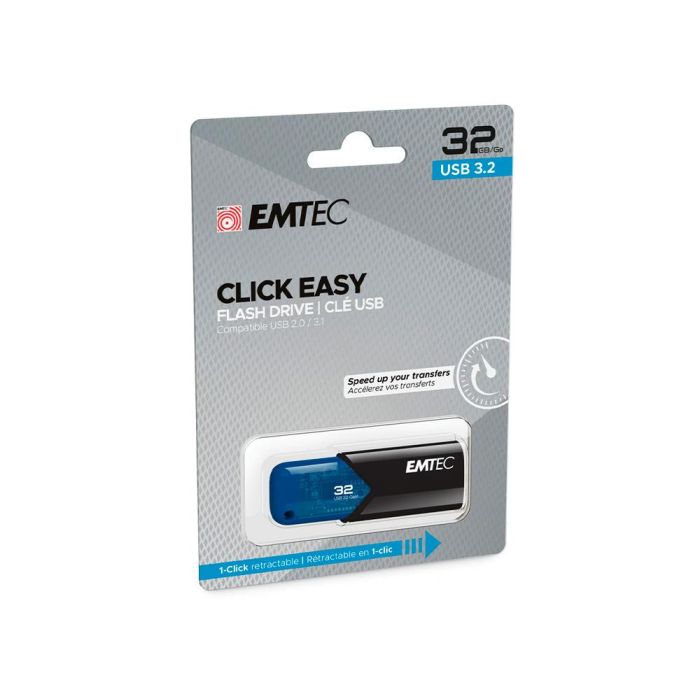 Memoria Emtec Usb 3.2 cLick Easy 32 grb Azul 1 Memoria Emtec Usb 3.2 cLick Easy 32 grb Azul 1