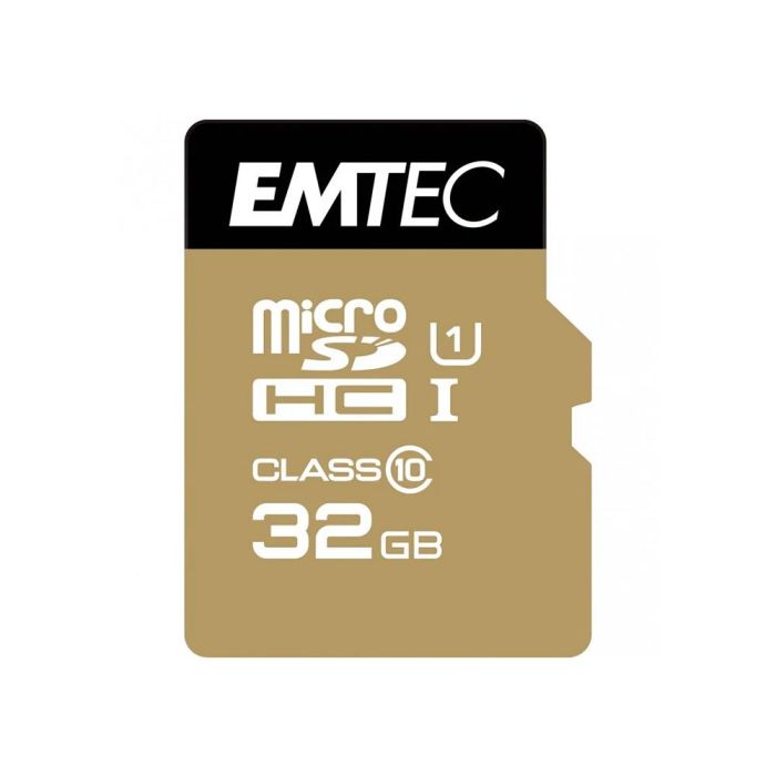 Memoria Sd Micro Emtec Class 10 grold Con Adaptador 32 grb 2