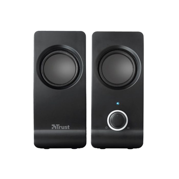 Trust Altavoces 2.0 Remo Speaker Set 8 W Rms Alimentados Por Usb Control Volumen Negro 1