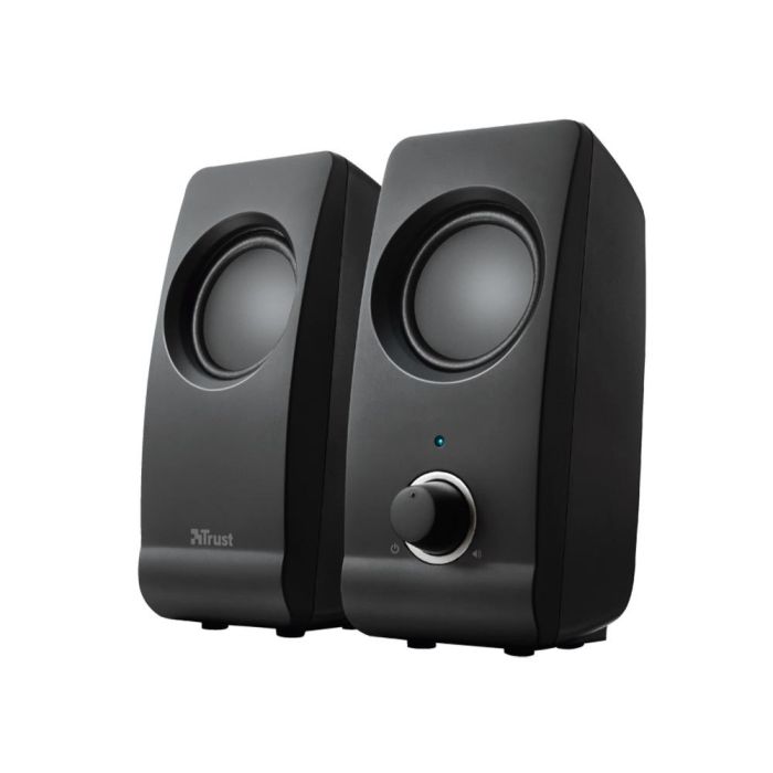 Trust Altavoces 2.0 Remo Speaker Set 8 W Rms Alimentados Por Usb Control Volumen Negro