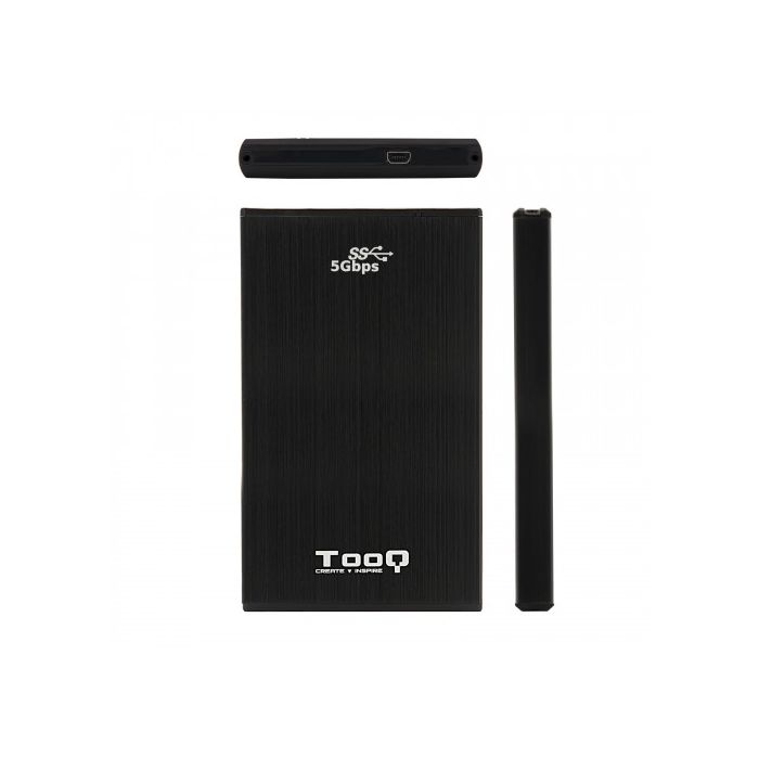 Caja Externa TooQ TQE-2522B 2.5" HD SATA III USB 3.0 Negro 3