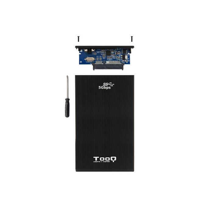 Caja Externa TooQ TQE-2522B 2.5" HD SATA III USB 3.0 Negro 5