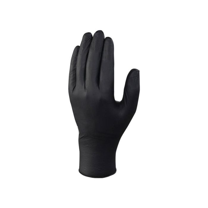 Guantes De Nitrilo Deltaplus No Empolvado Desechable Talla 10 Color Negro Caja De 100 Unidades 1