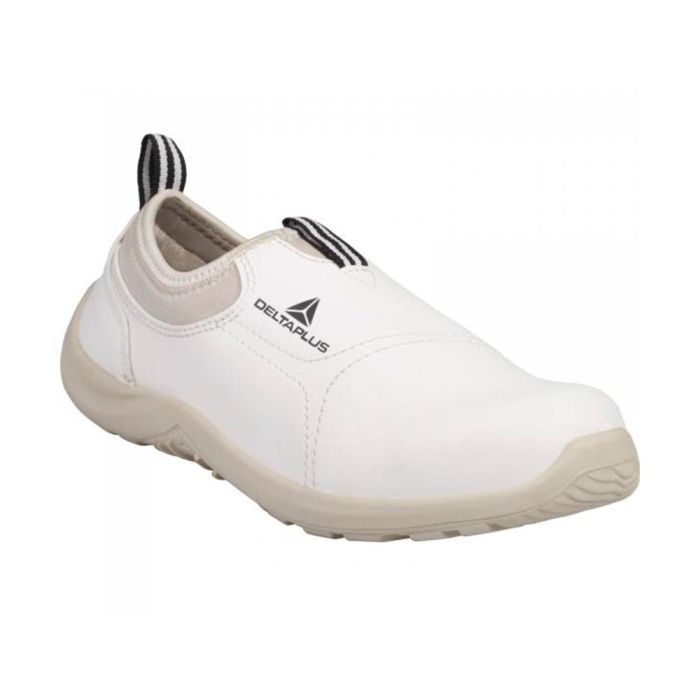 Zapatos De Seguridad Deltaplus Microfibra Pu Suela Pu Mono-Densidad Color Blanco Talla 37 1