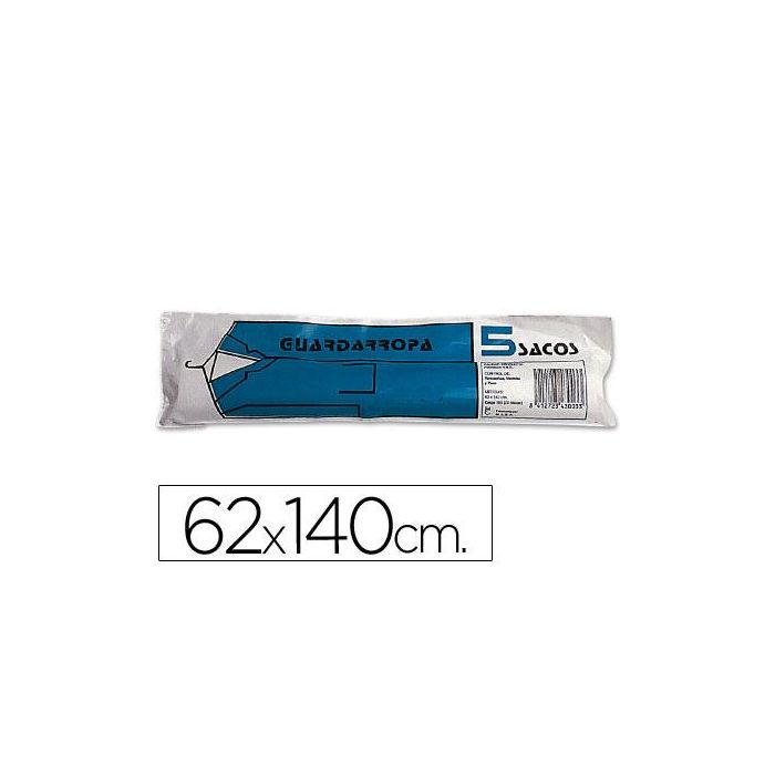 Saco Guardarropa Galga 100 62x140 cm Rollo De 5 Unidades