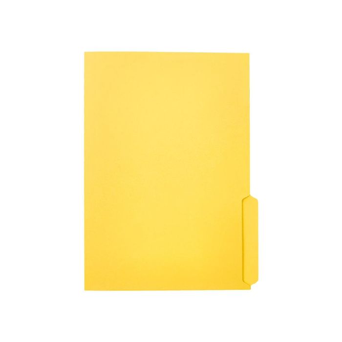 Subcarpeta Cartulina Liderpapel Folio Pestaña Inferior 240 gr-M2 Color Amarillo 50 unidades 3