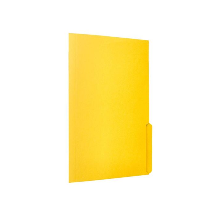 Subcarpeta Cartulina Liderpapel Folio Pestaña Inferior 240 gr-M2 Color Amarillo 50 unidades 6