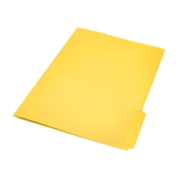 Subcarpeta Cartulina Liderpapel Folio Pestaña Inferior 240 gr-M2 Color Amarillo 50 unidades 7